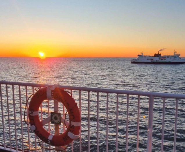 scandlines ferry on our Germany-Denmark-Sweden